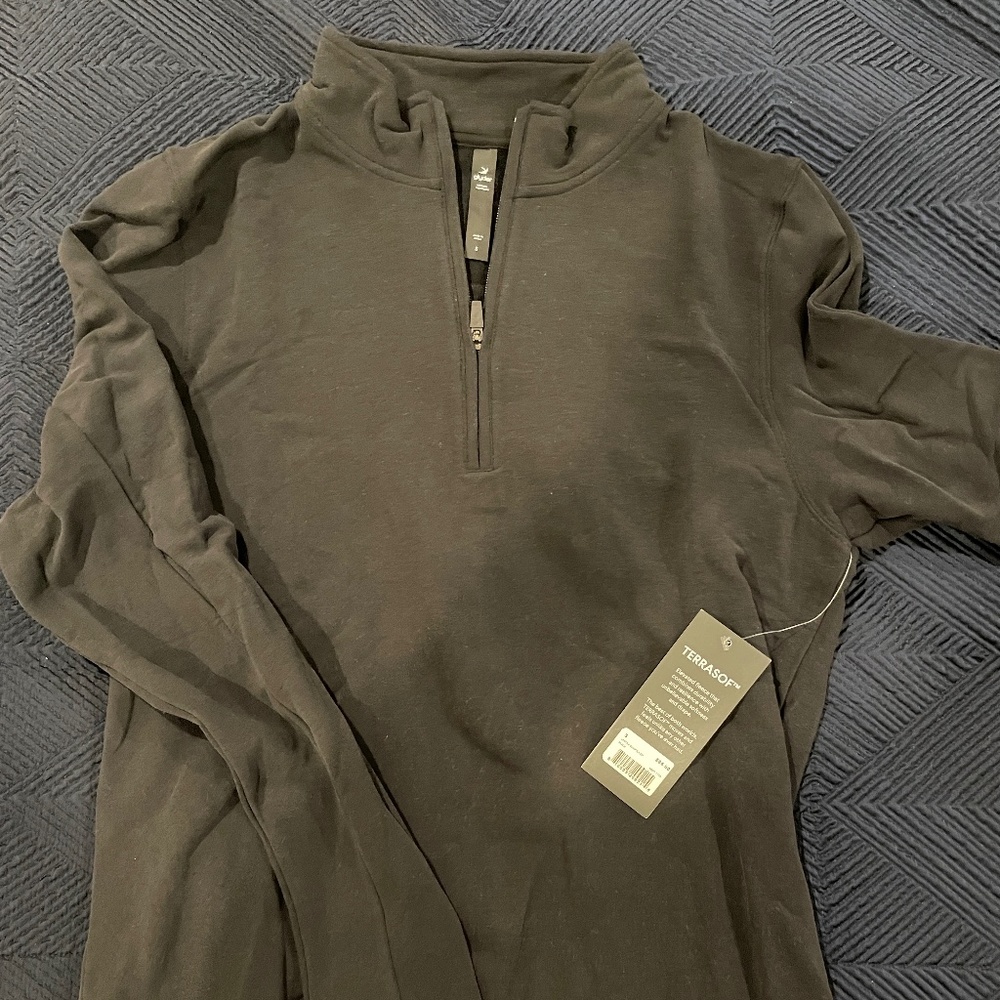 Glyder Apparel Men's 1/4 Zip - Black - Size Small - Brand New